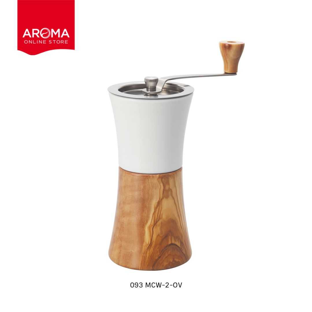 HARIO(093) Ceramic Coffee Mill Olive Wood (Pre-Order )