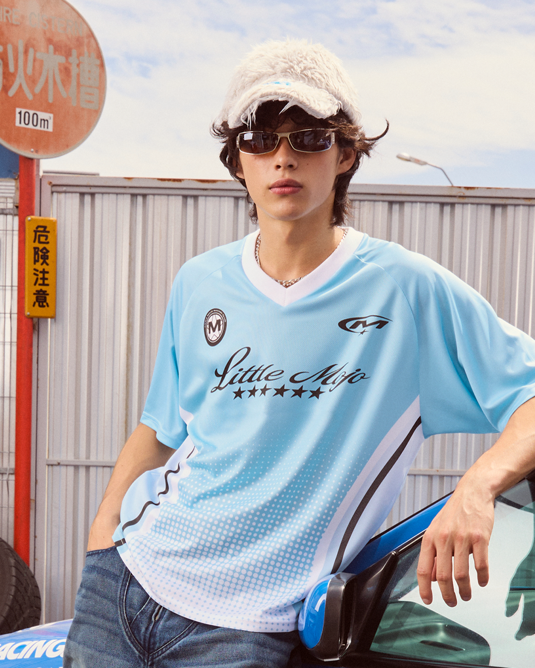 (Look5) Blue Drift Team Adult Jersey
