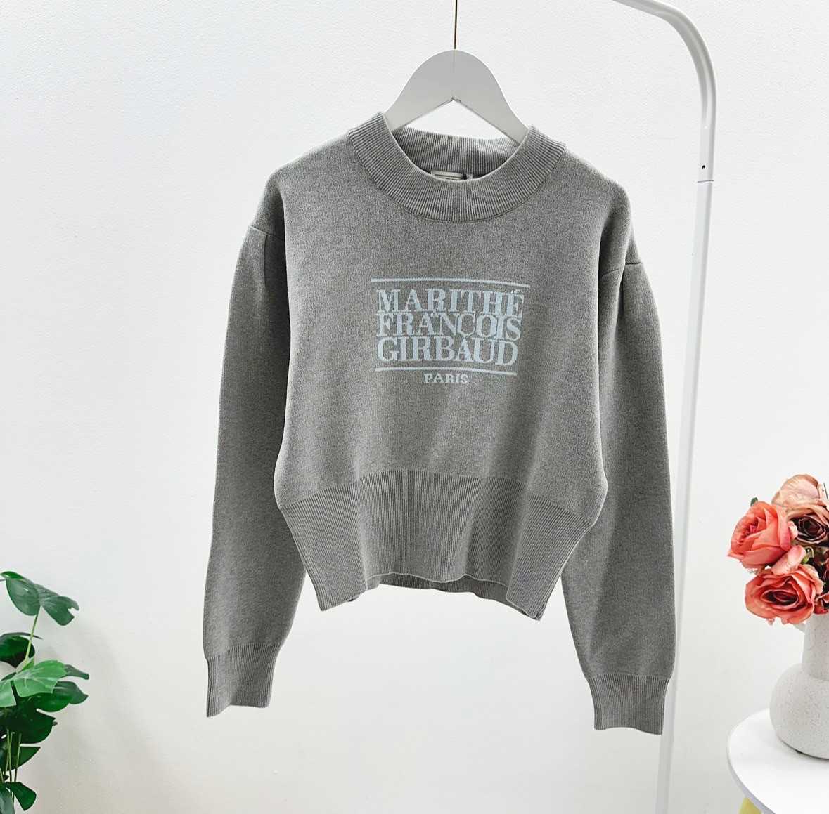 พร้อมส่ง Marithe Classic Knit Sweater (Grey)