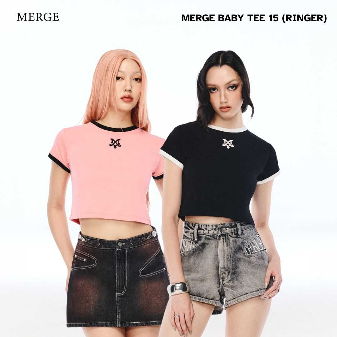 Merge Official - Merge Baby Tee 15 (Ringer) (พร้อมส่ง)