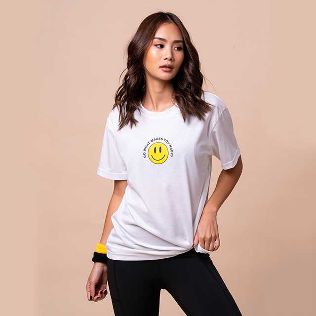 Do What Makes You Happy : Minimal Tee เสื้อยืด Unisex