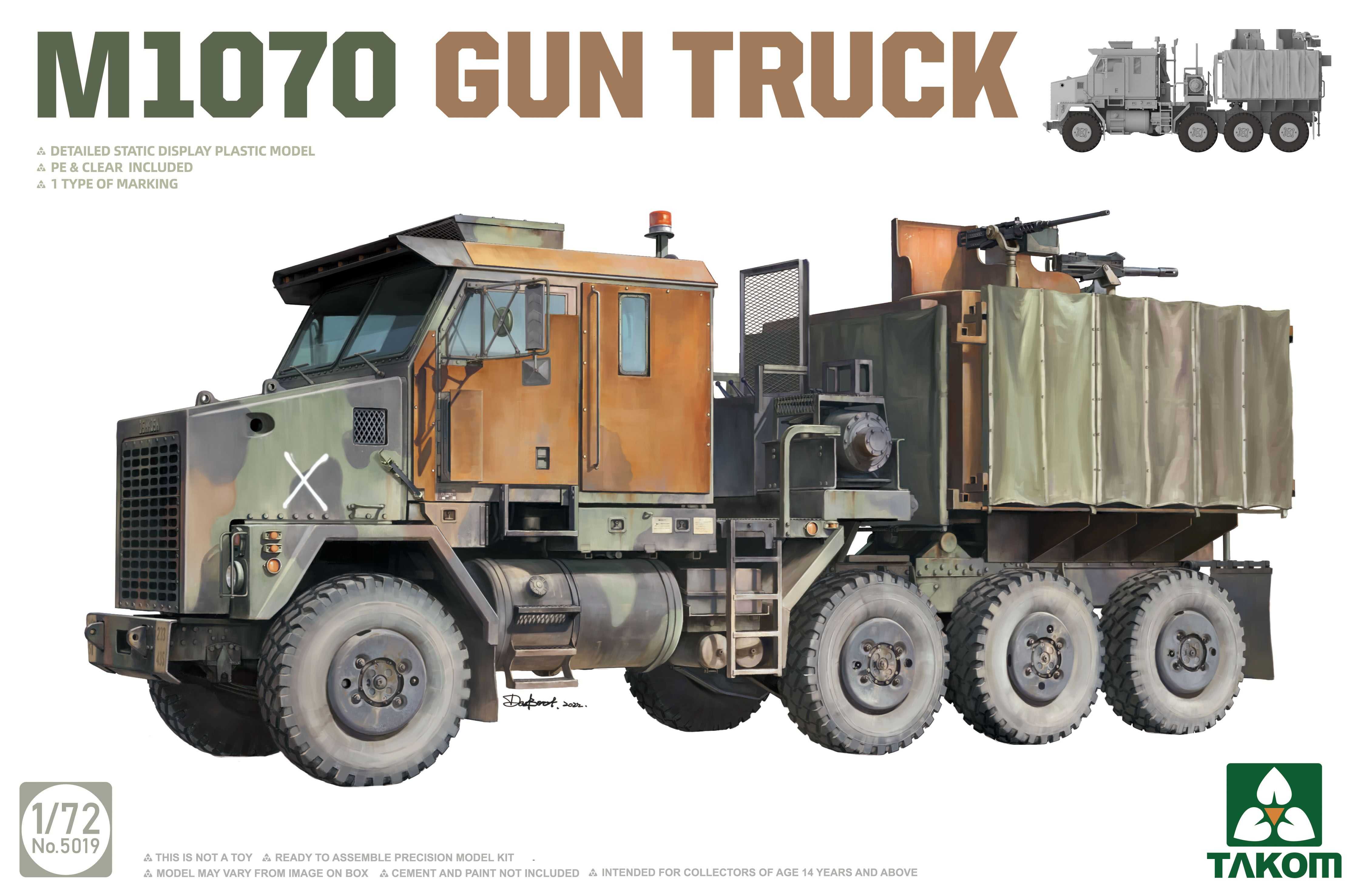 1/72 M1070 GUN TRUCK