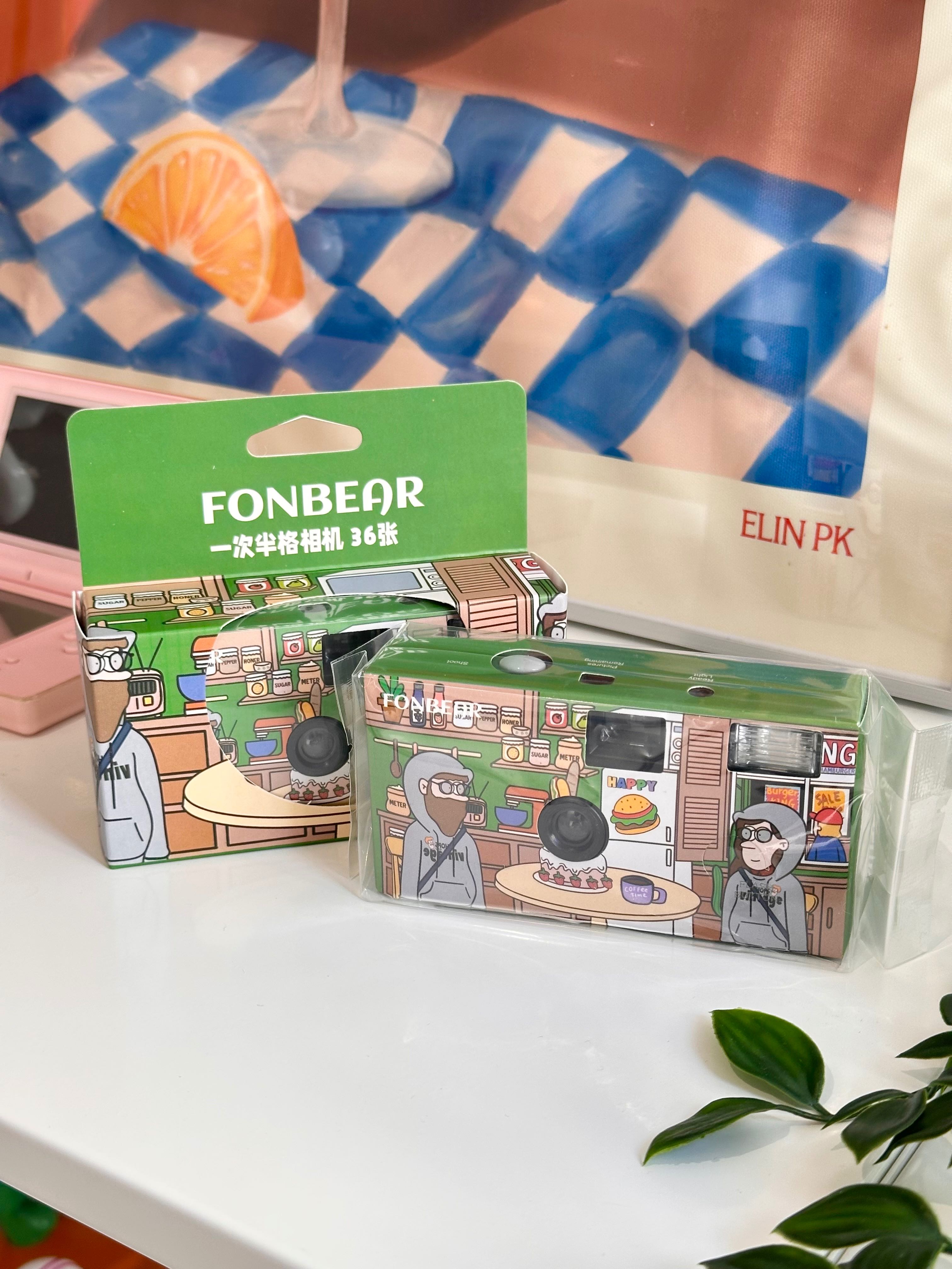 Fonbear 🧸 กล้องใช้แล้วทิ้ง Half-frame