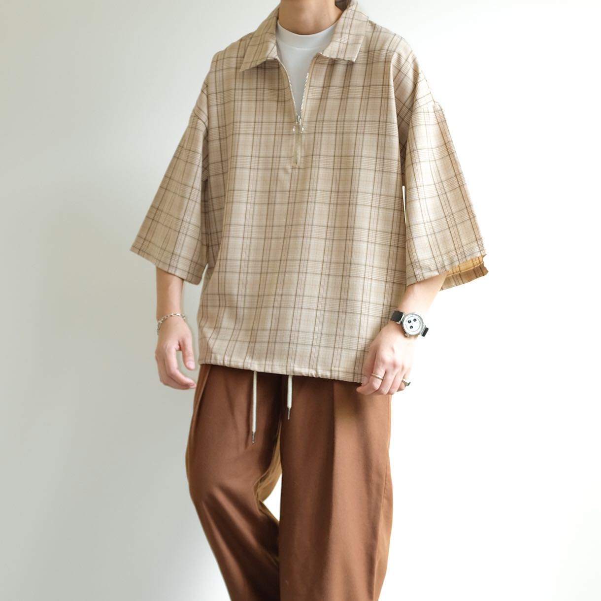 Revertica  Cropped Oversized Loosely Pullover Shirts 
