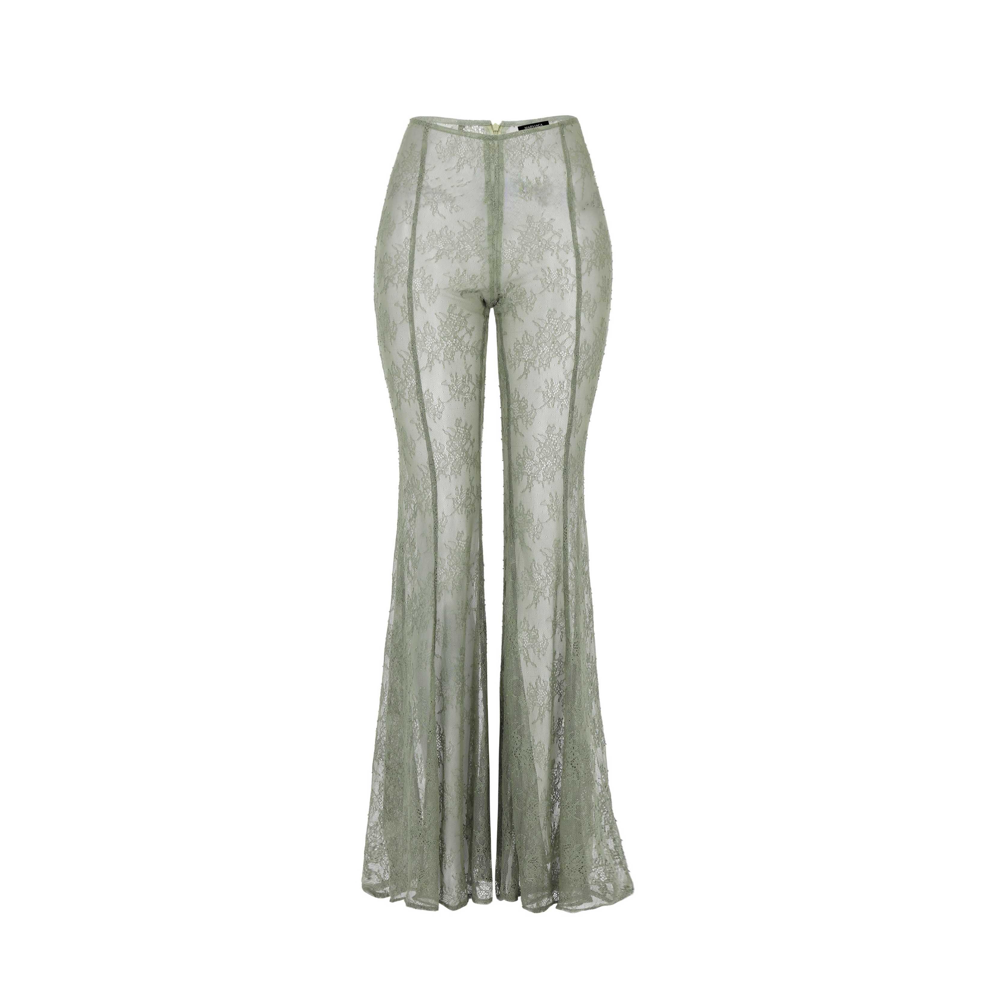 BREEZY LACE FLARE PANTS