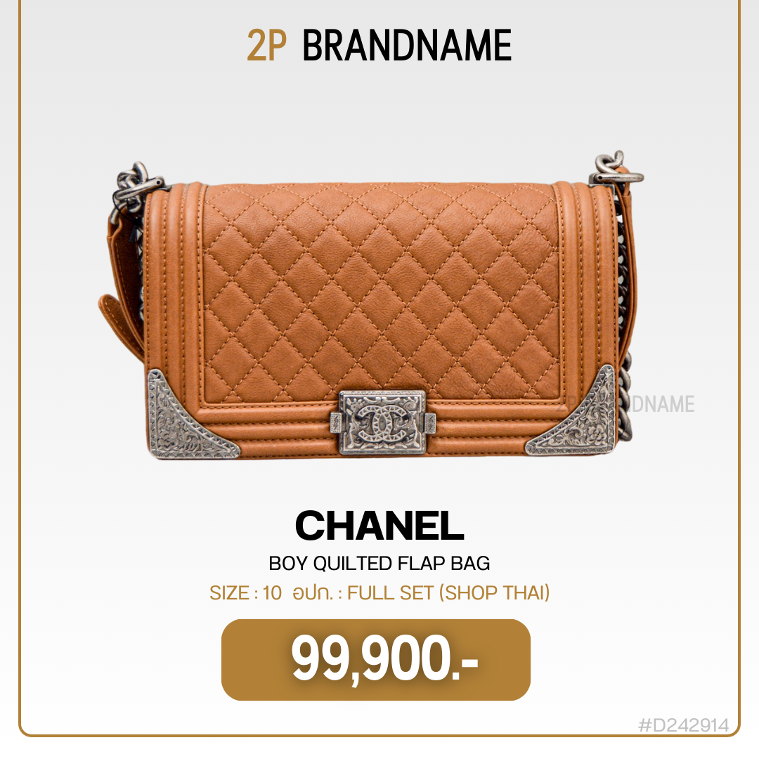 Chanel Boy Quilted Flap Bag (D242914)