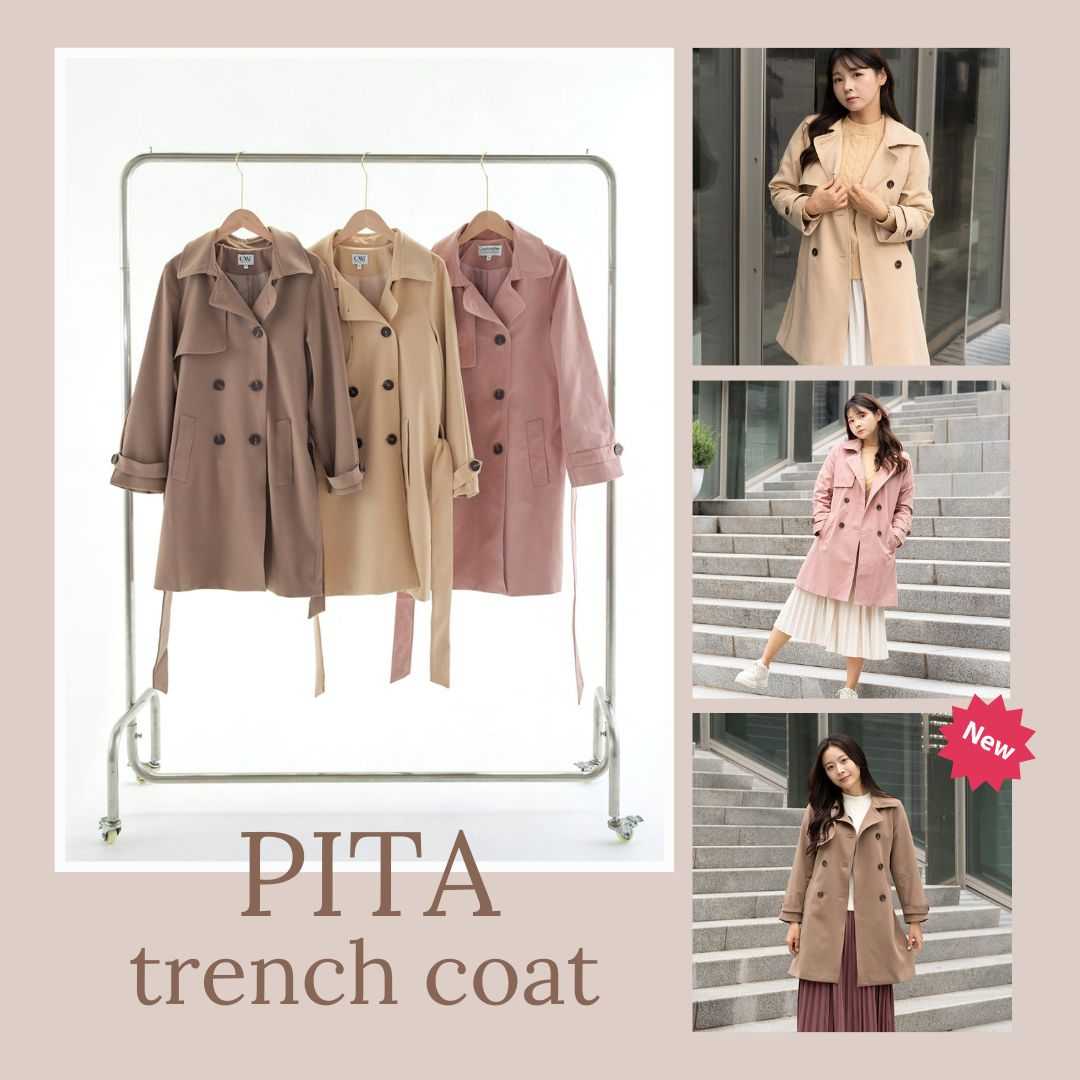 Coatmatter - Pita trench coat เทรนท์โค้ท กันหนาว ทรงสวย