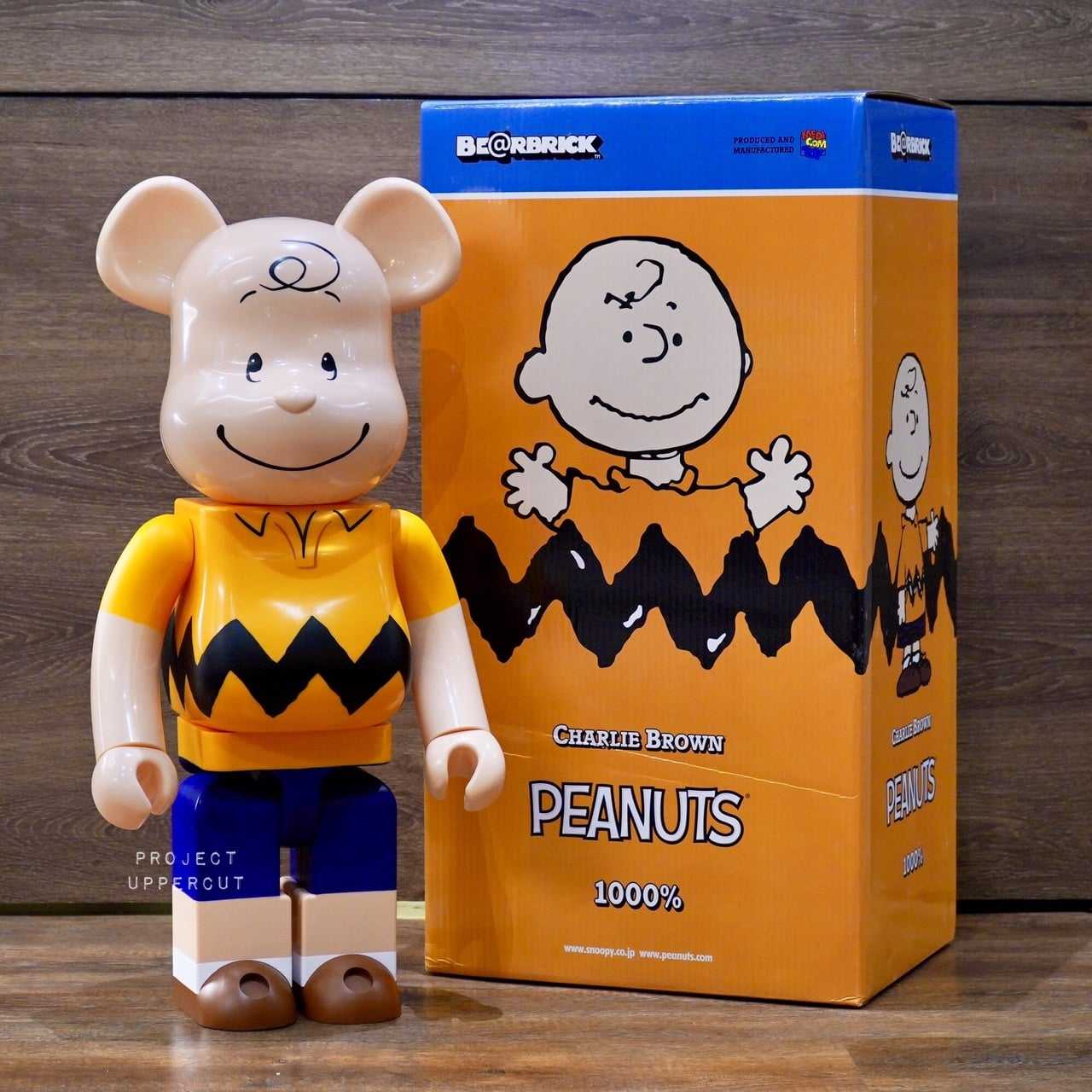 BE@RBRICK 1000% PEANUTS - Charlie Brown (Y2017) [New]