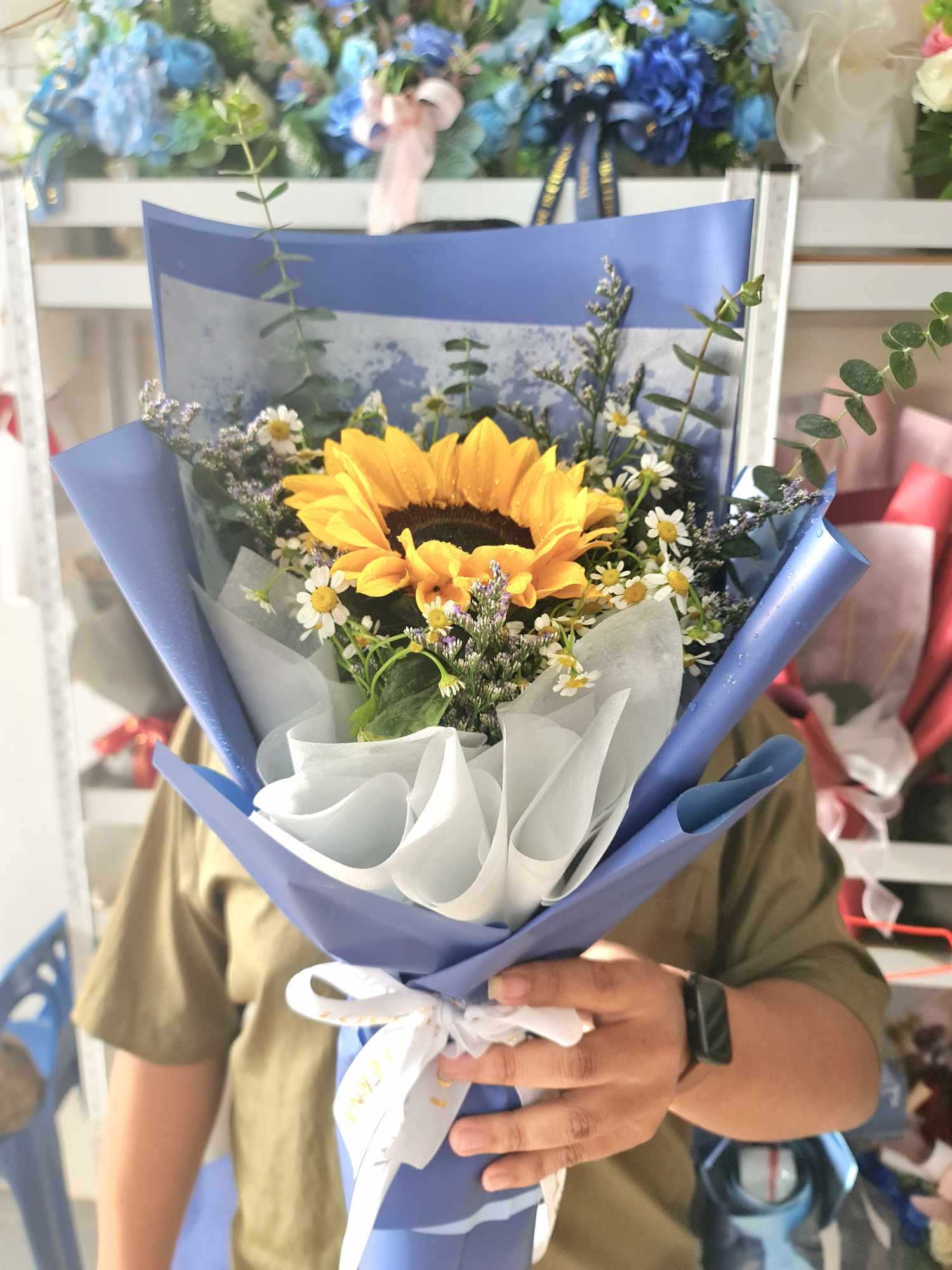 ทุ่งดอกไม้สดทานตะวัน 1 ดอก