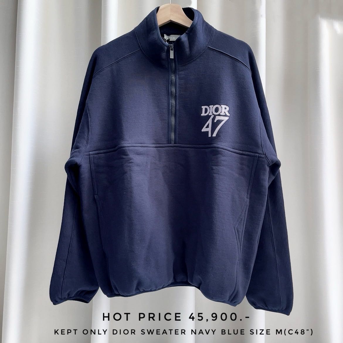 KEPT ONLY Dior sweater navy blue - Size M