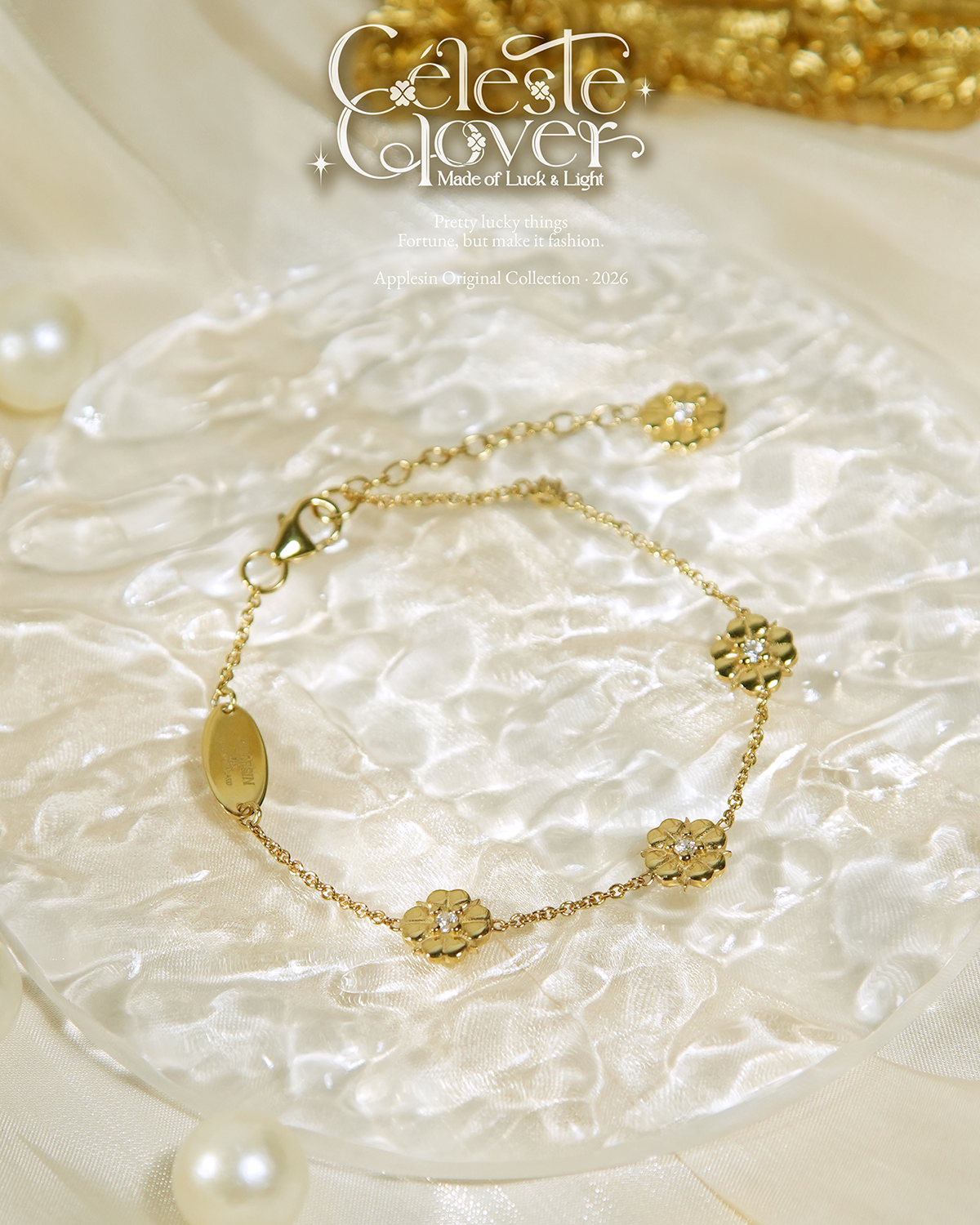 Starlit Clover Bracelet