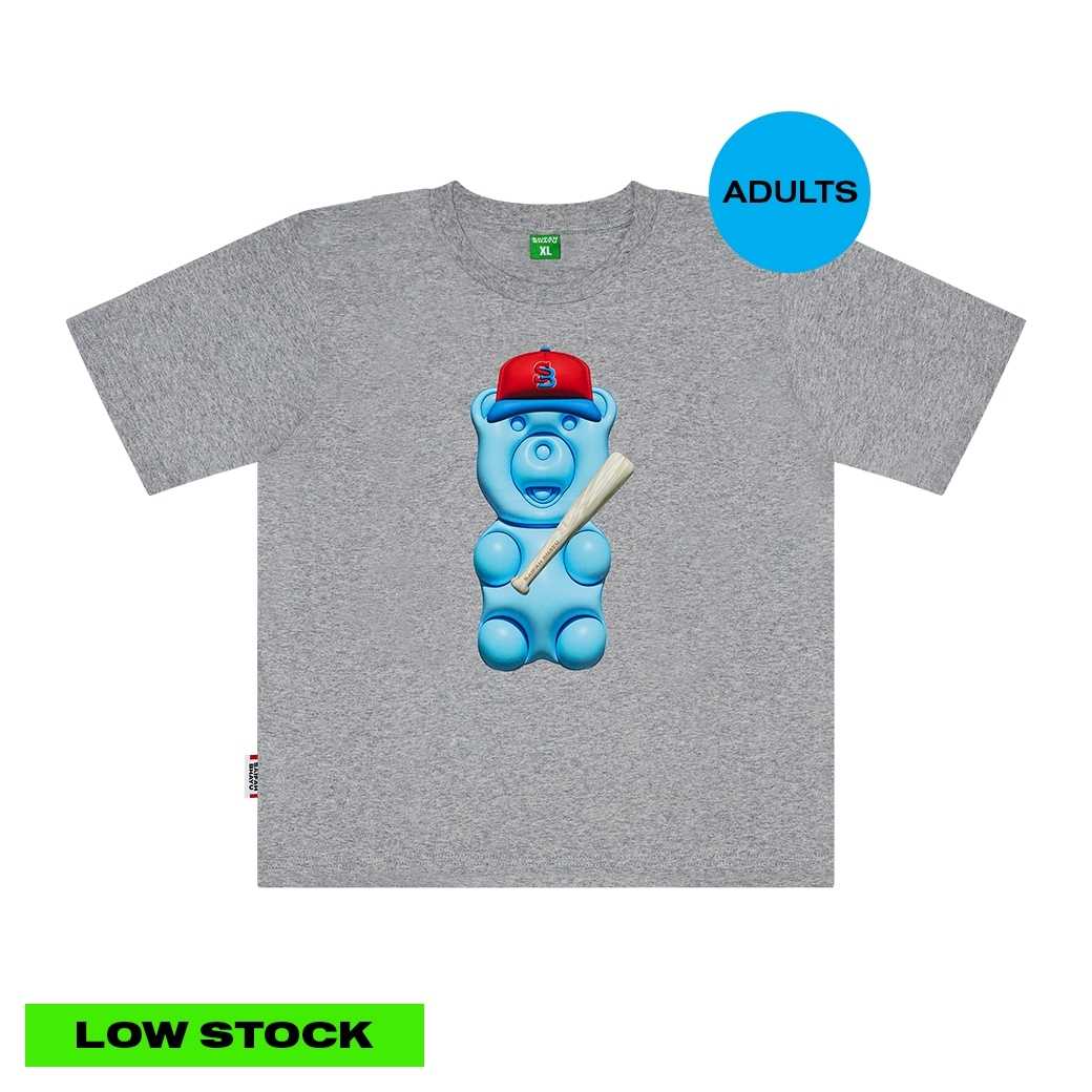(DROP 9) BASEBALL BEAR TEE (ADULTS)