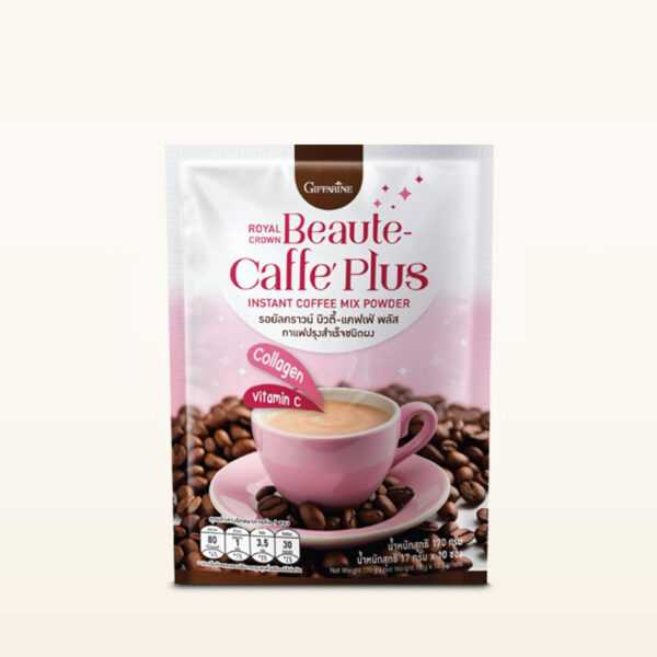 กาแฟผสมคอลลาเจน กิฟฟารีน รอยัลคราวน์ บิวตี้-แคฟเฟ่ พลัส | Giffarine Royal Crown Beaute Caffe Plus
