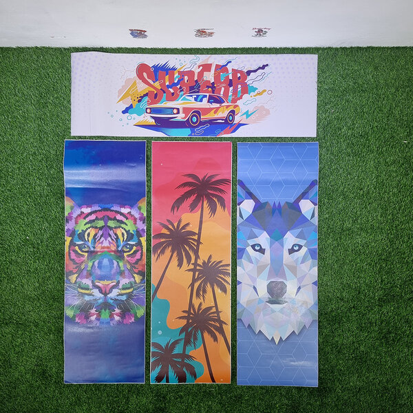 0303 สติ๊กเกอร์ PVC ติดใต้ท้องบอร์ด ติดง่าย กันน้ำ ลายกราฟฟิก