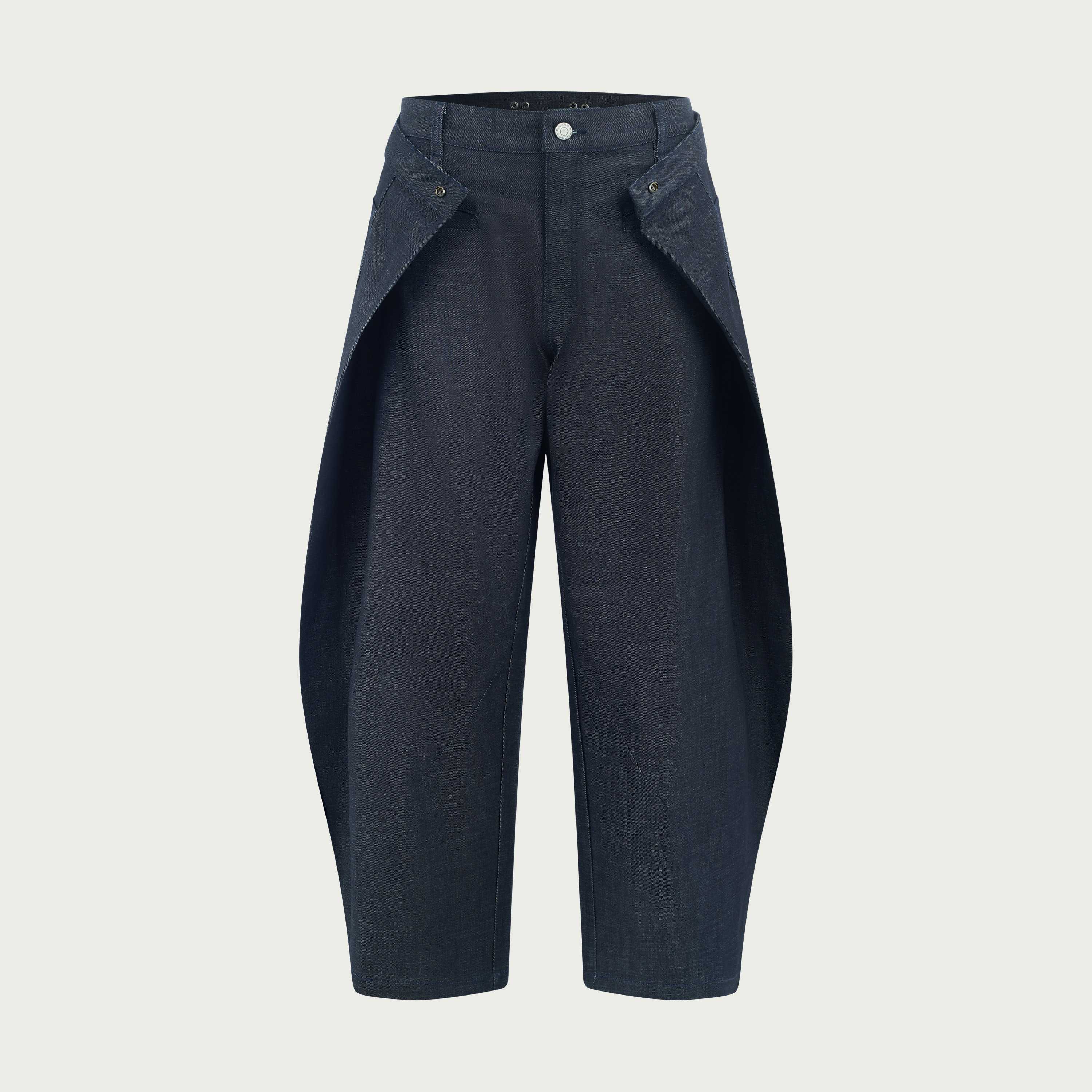 ALCYUS - CONVERTIBLE PANTS (Raw blue)
