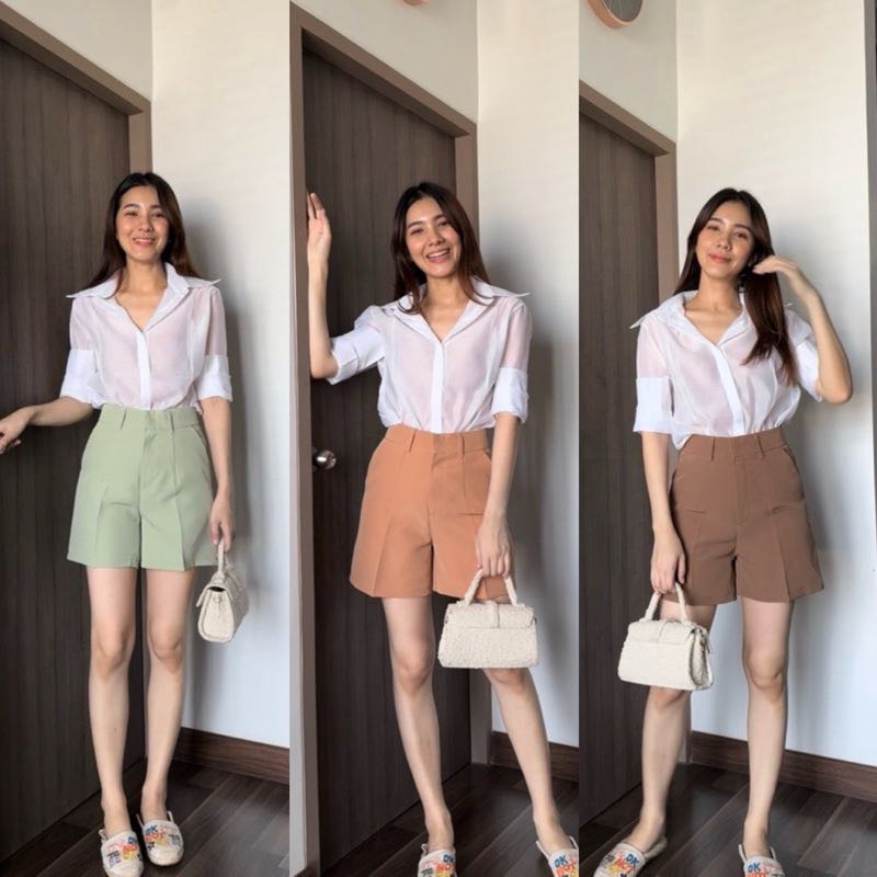 BY23 กางเกงขาสั้น เนื้อผ้านิ่ม
