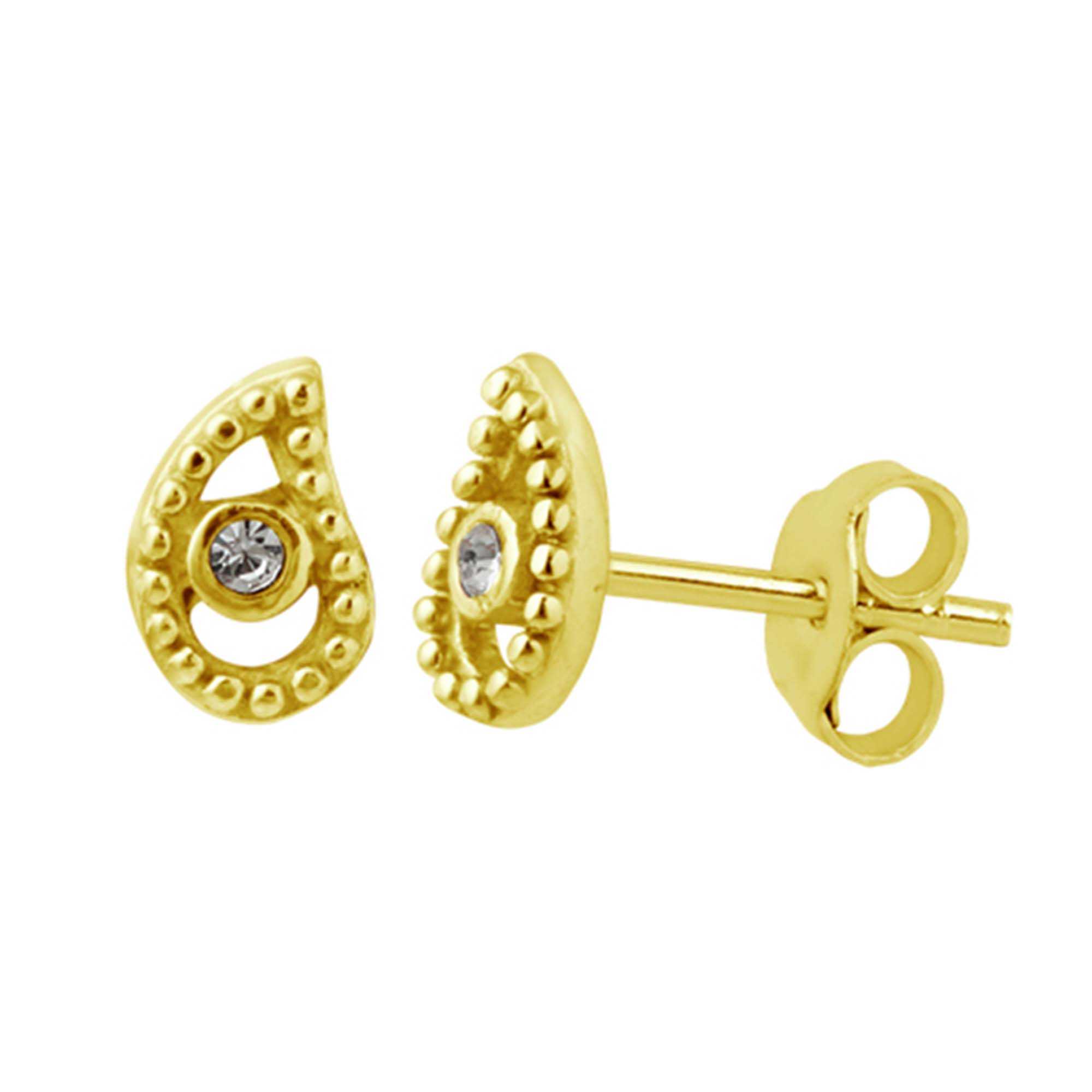 PAISLEY STUD EARRINGS
