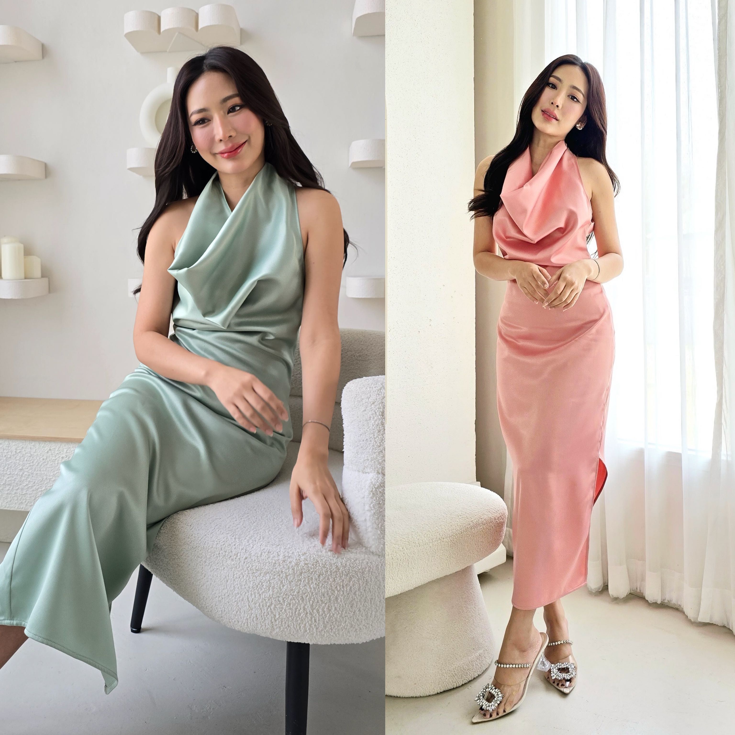 (พร้อมส่ง) Anya Long Dress