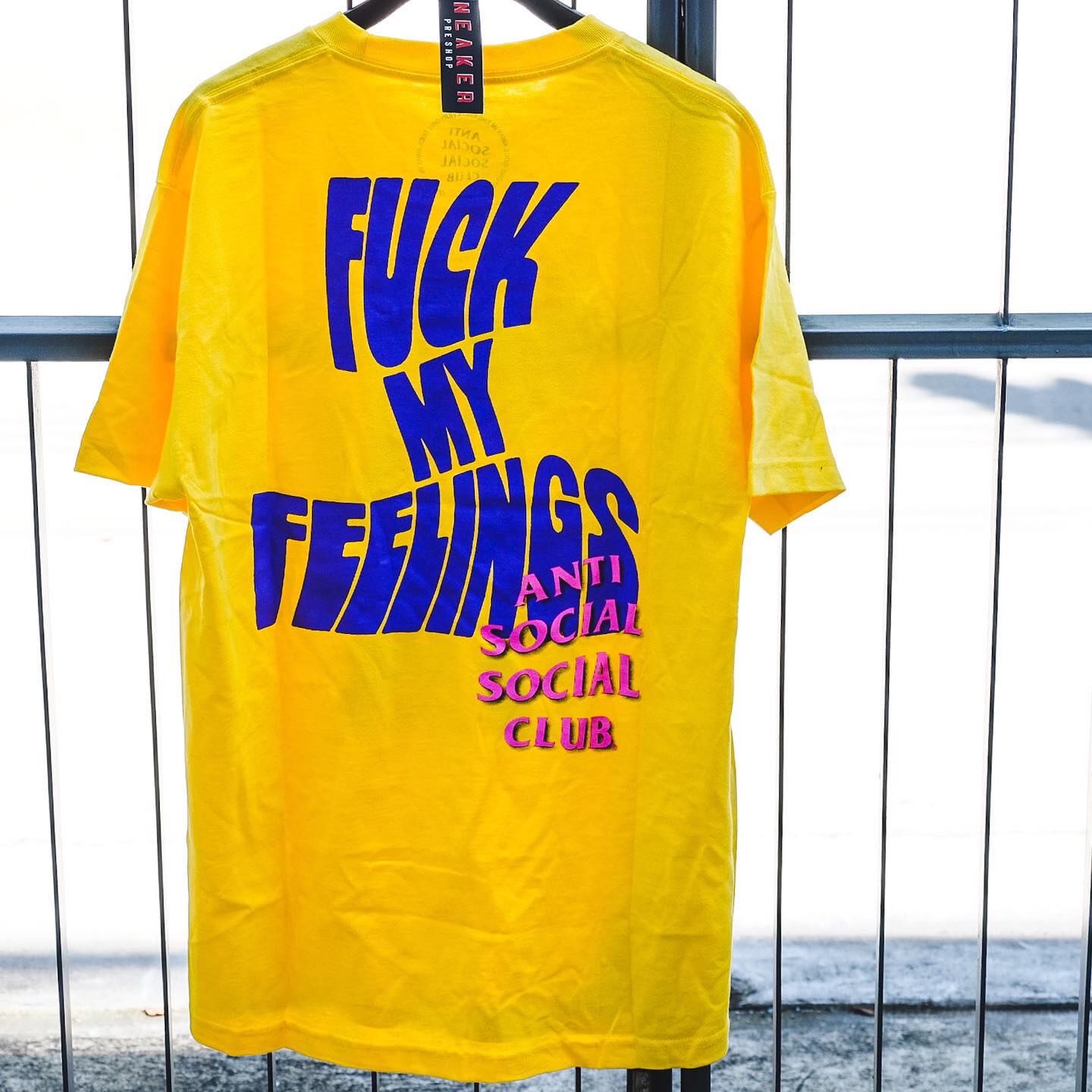 Anti Social Social Club “Chatsworth” Yellow Tee 