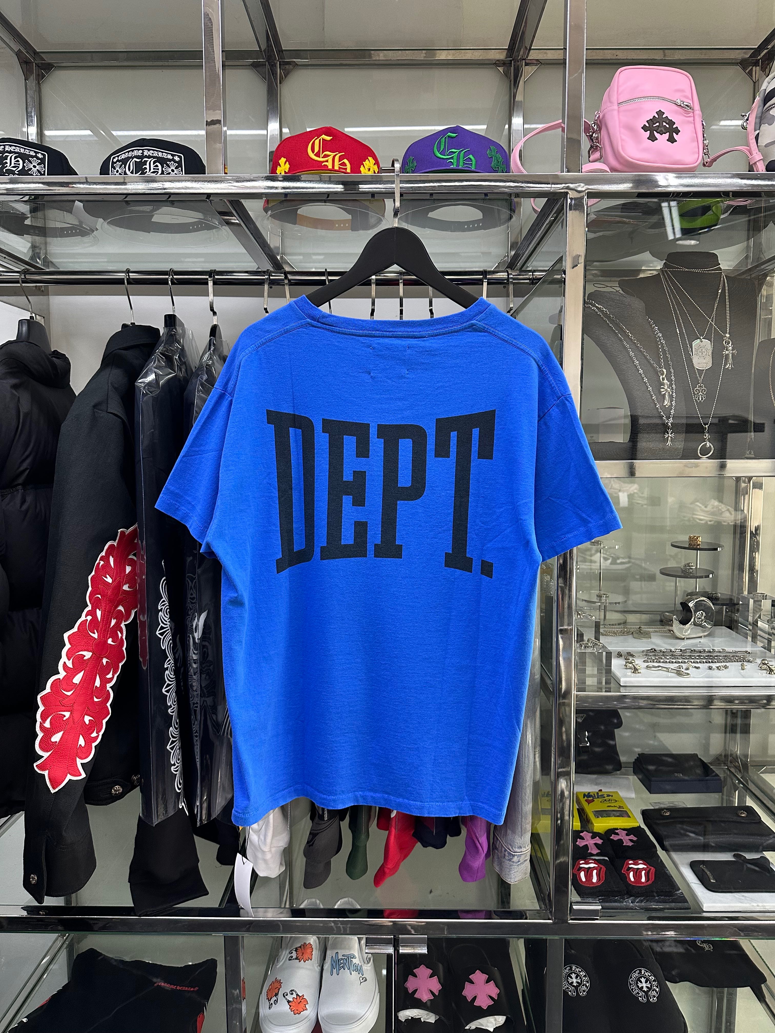 Gallery Dept Gym Black Logo Tee ( Royal )