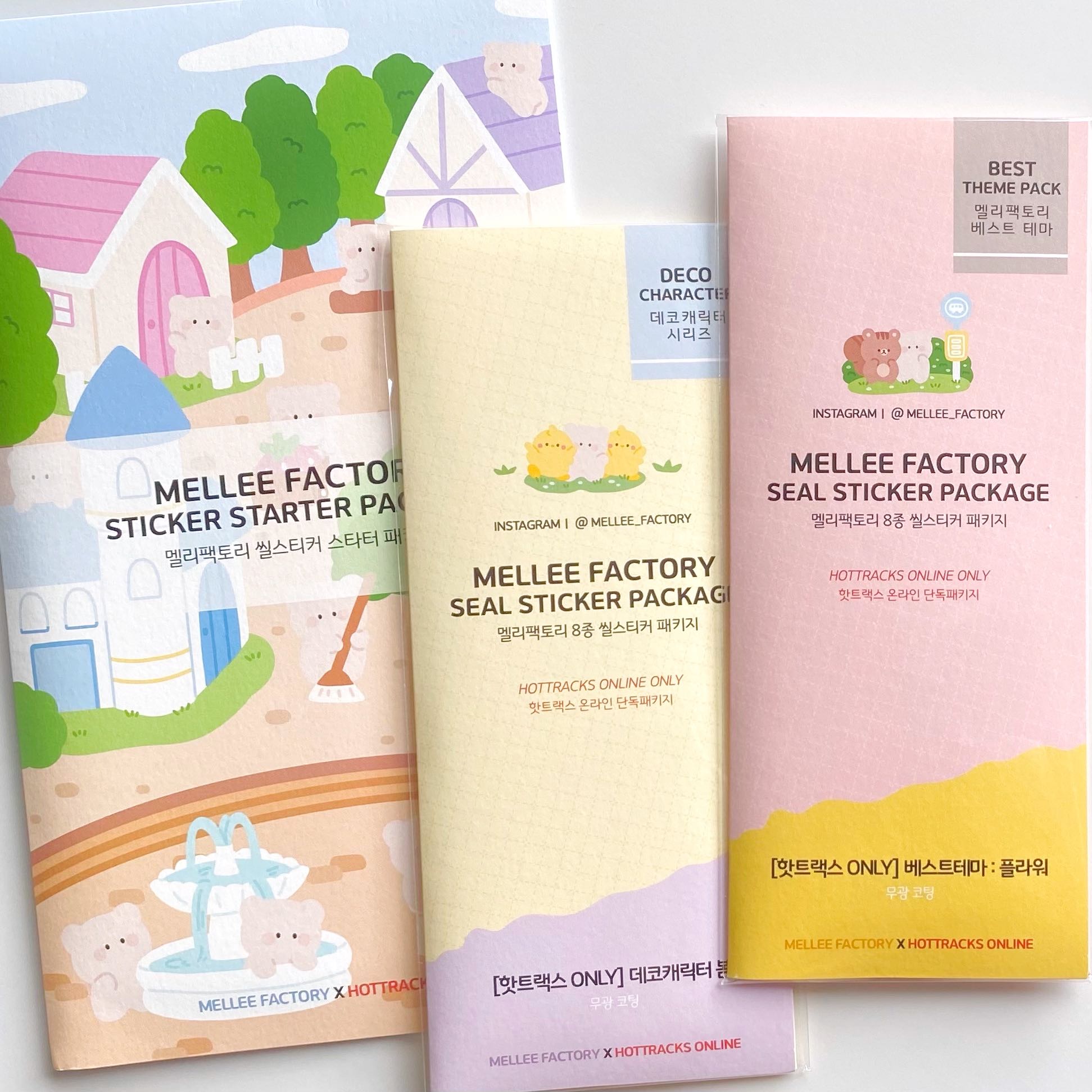 Mellee factory special sticker pack (3 types)