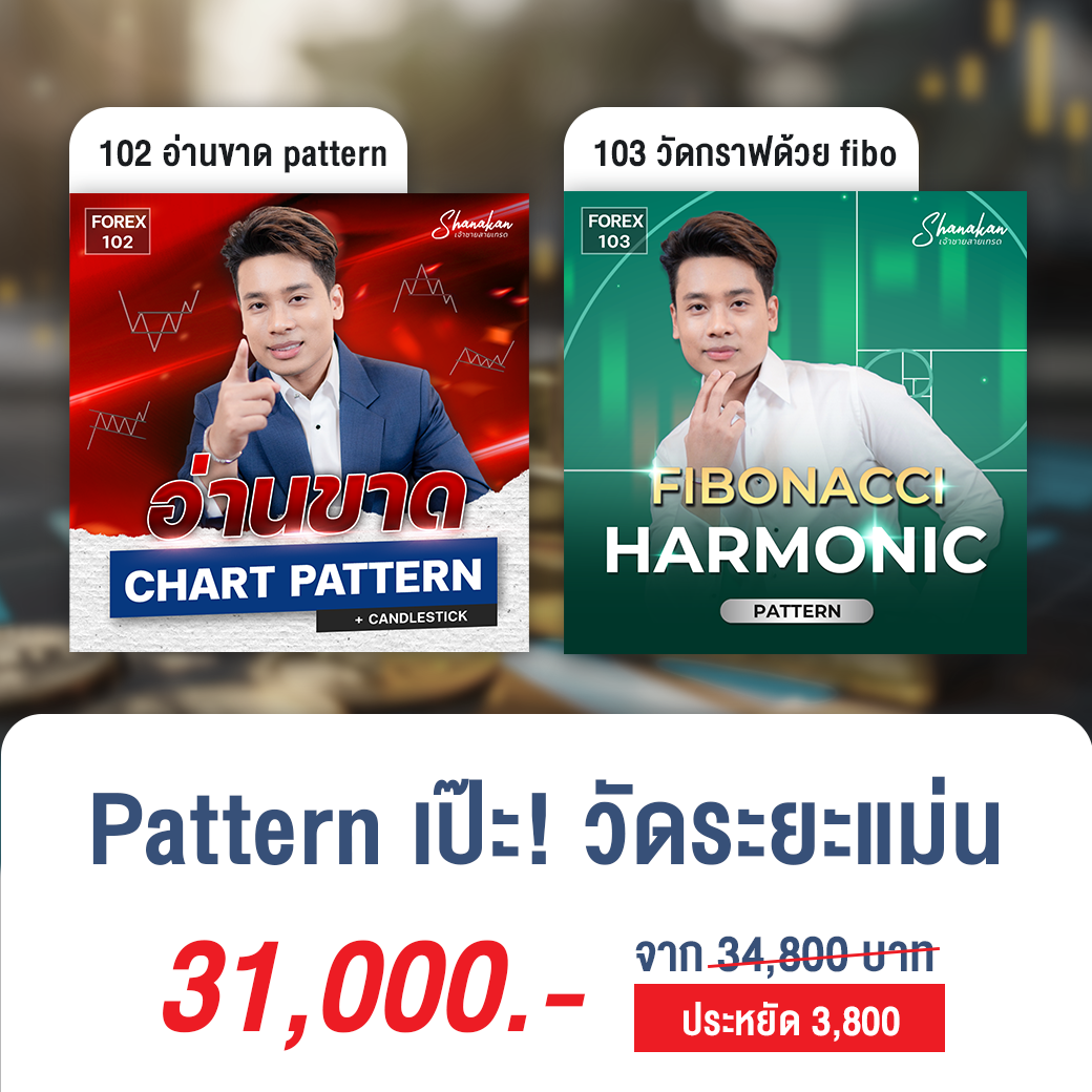 (แพค 2) อ่าน Pattern เป๊ะ! วัดระยะแม่น l Forex102 + 103