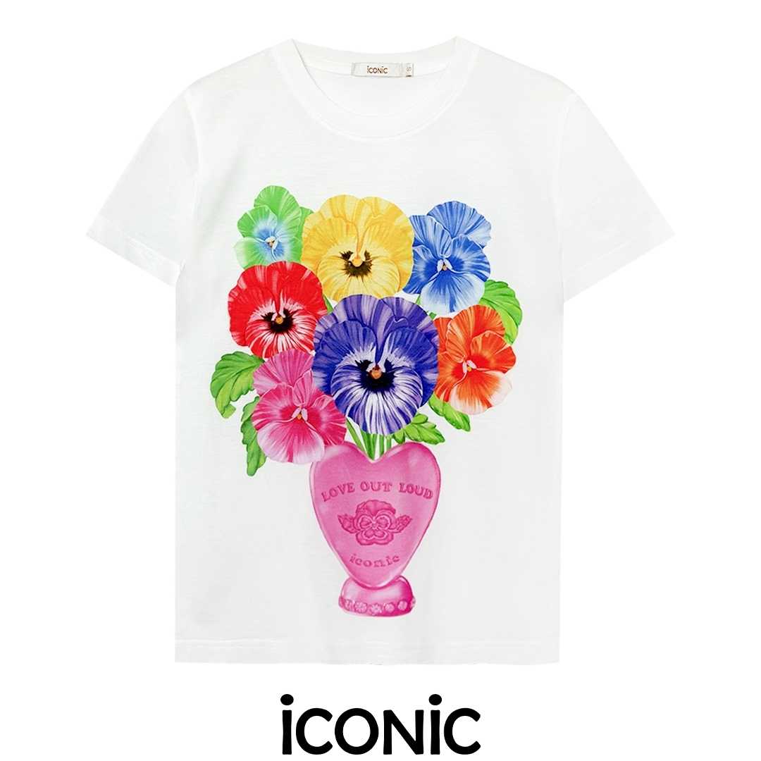 iCONiC PANSY POTTERY T-SHIRT