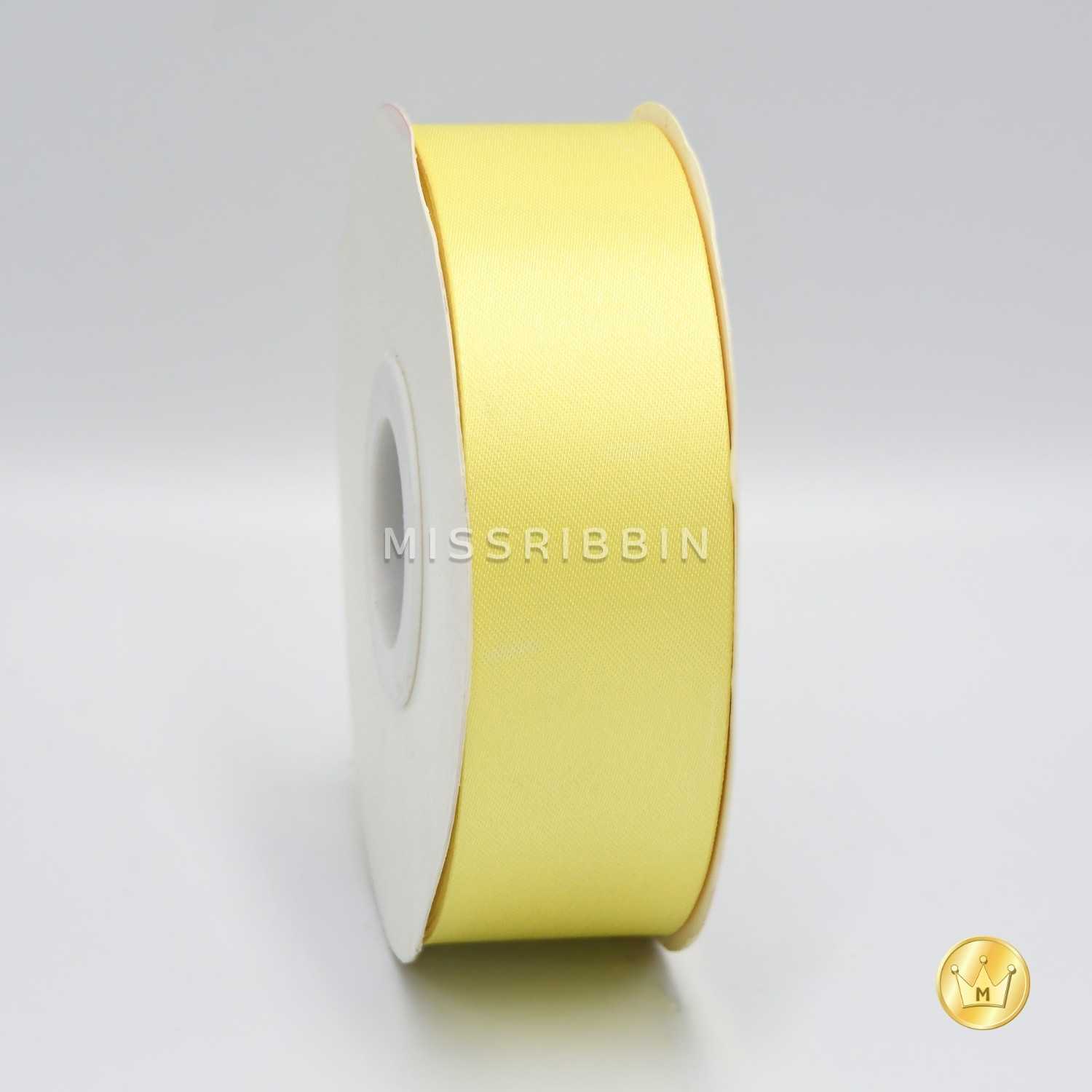 ริบบิ้นผ้าต่วน (สี 402) ม้วนยาว 50/200หลา ขนาด 12 15 21 30 40 50 60มม.