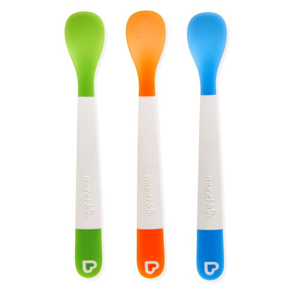 #ช้อน Munckin : MNK15806 (แพ๊คเกจไม่สวย)Lift Infant Spoons - 3pk