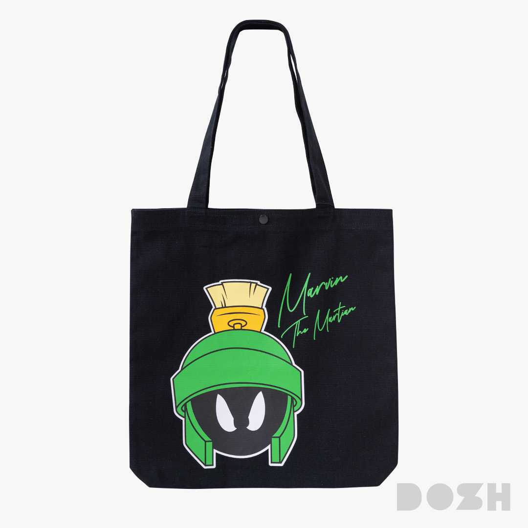 DOSH SHOPPING BAG LOONEY TUNES  กระเป๋าผ้าแคนวาส DLTACB1005-BL