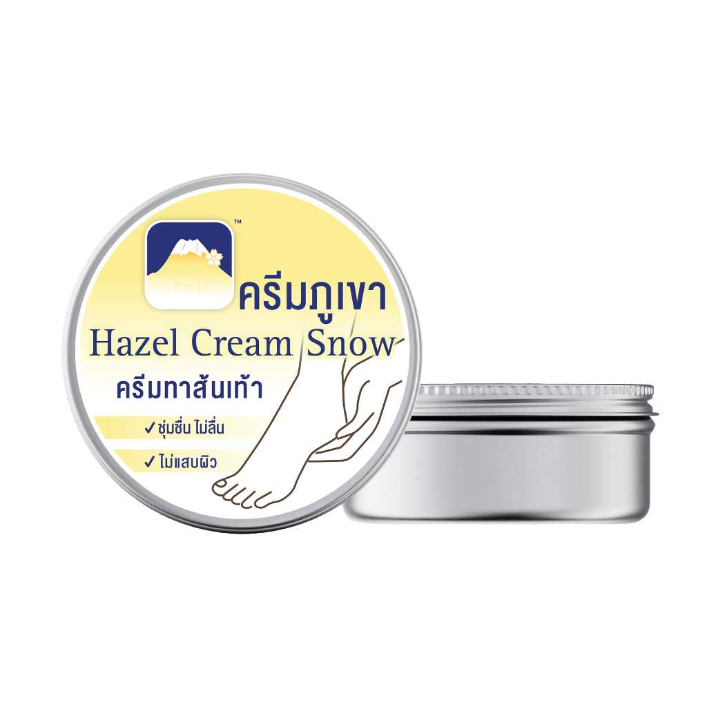 ฟูจิ เฮเซล สโนว์ ฮีล ครีม 125 ก. FUJI HAZEL SNOW HEEL CREAM 125 G.