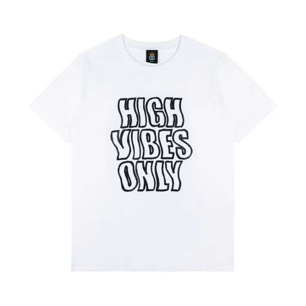High Vibes Cloud Nine White Graphic Tee