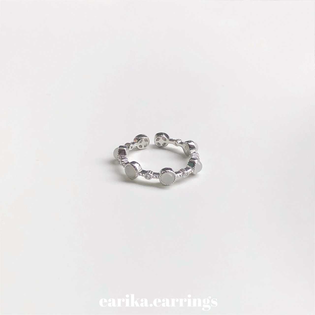 earika.earrings - Julia ring แหวนเงินแท้ ฟรีไซส์ปรับขนาดได้