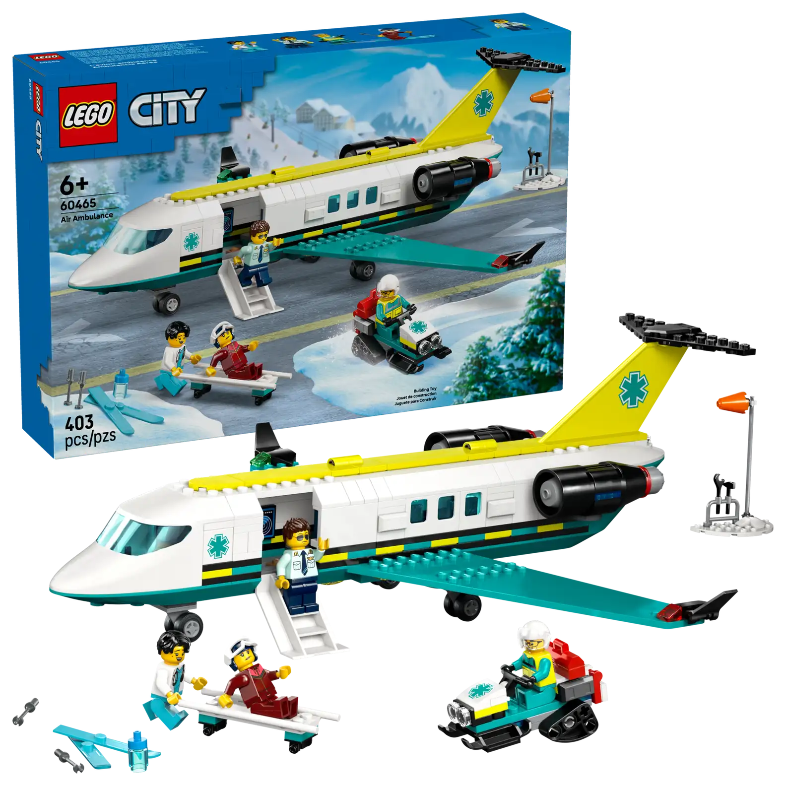 LEGO 60465 Emergency Air Ambulance Airp..(สินค้าซื้อแล้วไม่รับเปลี่ยนคืน)