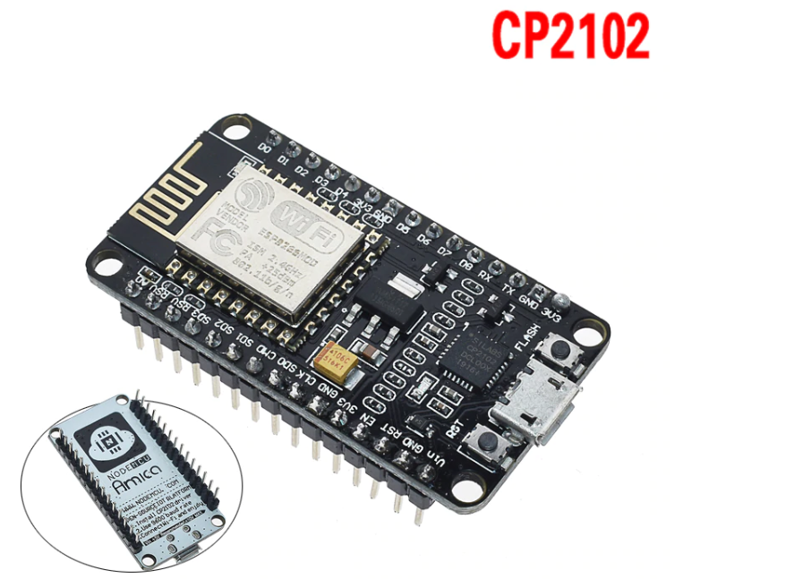 พร้อมส่ง !! NodeMCU WIFI IOT development board based on ESP8266 (CP2102 Chip)