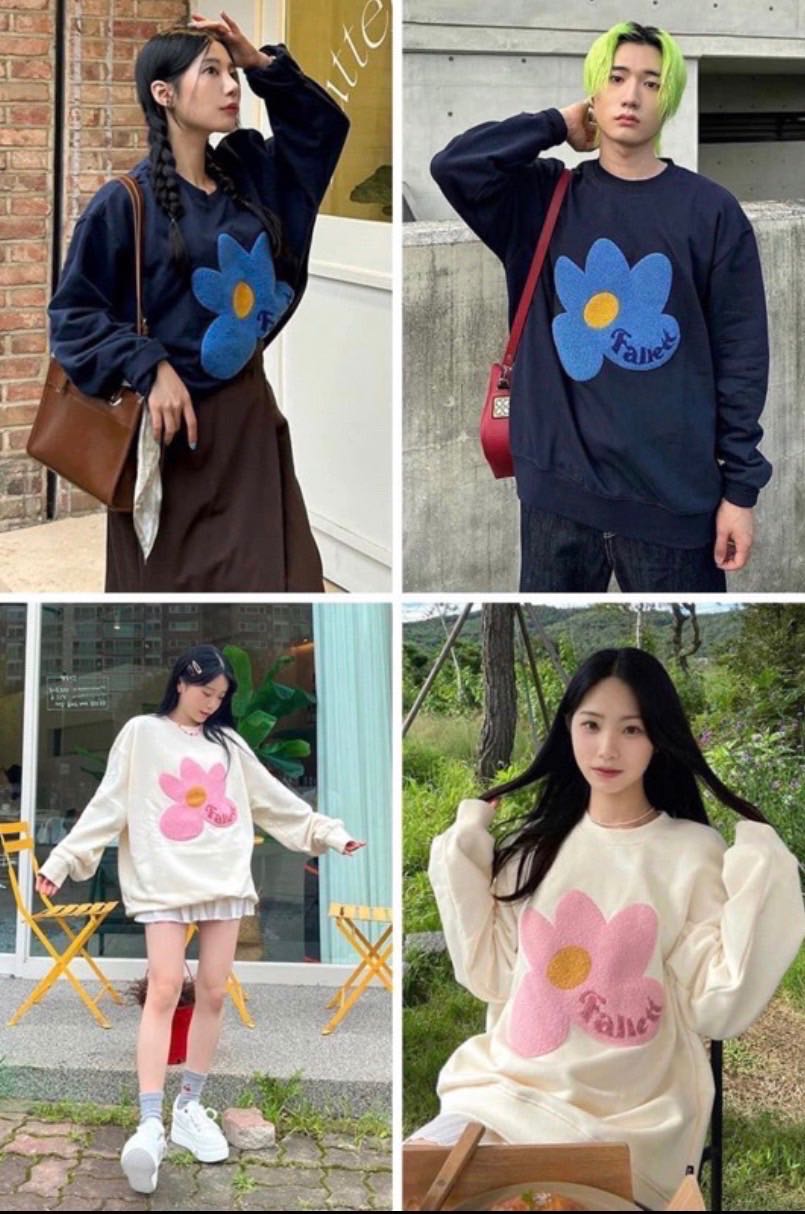 FALLETT Bookle Flower Sweatshirt