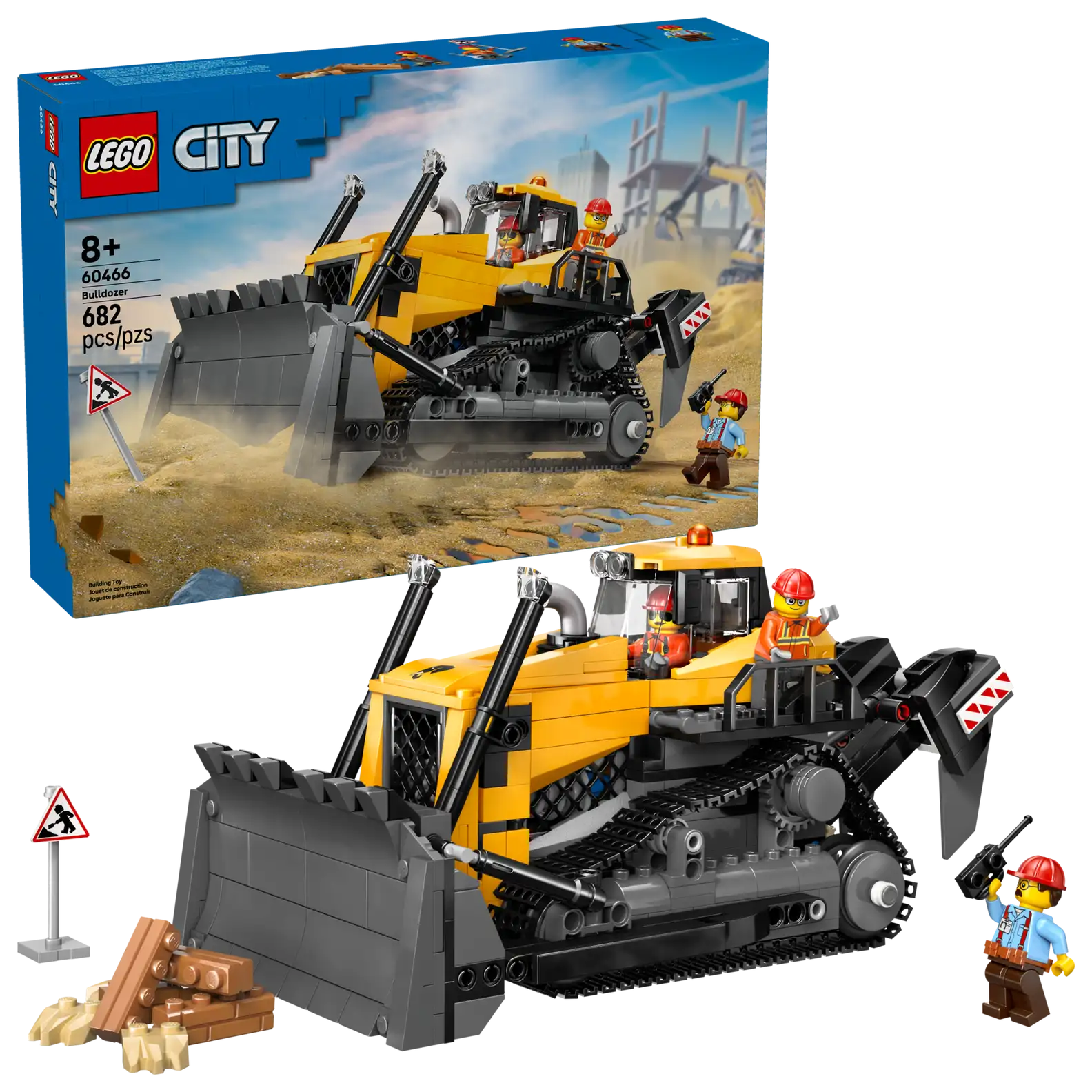 LEGO 60466 Yellow Bulldozer (สินค้าซื้อแล้วไม่รับเปลี่ยนคืน)