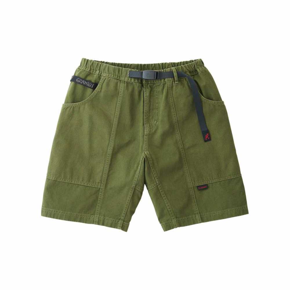 Gramicci กางเกงขาสั้นผู้ชาย รุ่น MEN'S GADGET SHORTS OLIVE