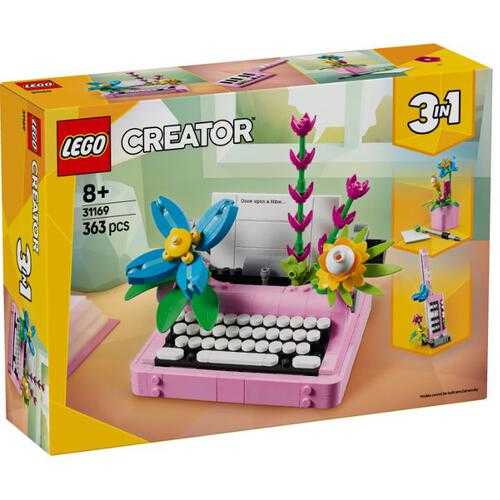 LEGO Creator 3in1 31169 Typewriter with Flowers