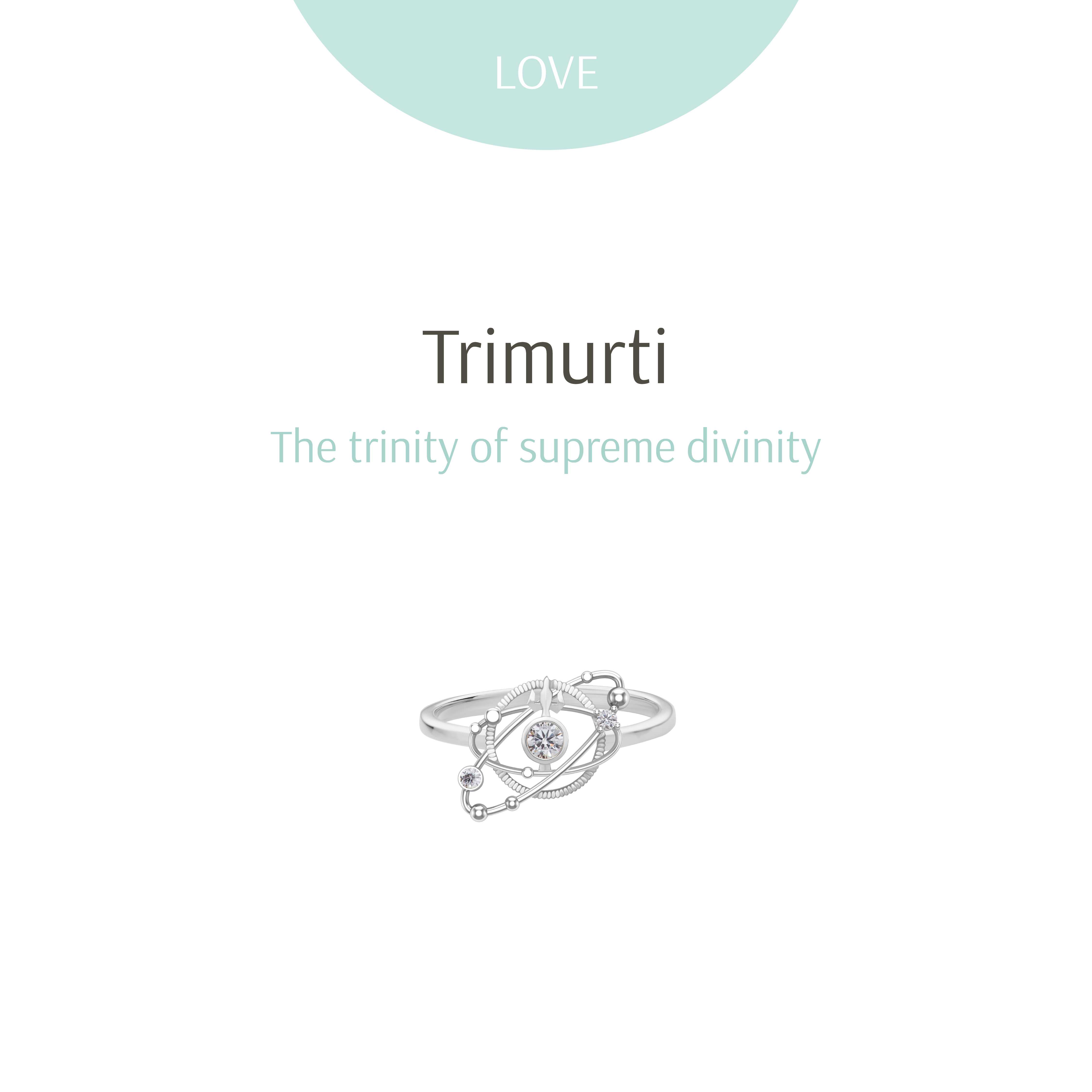 TRIMURTI Orbit of Love Ring