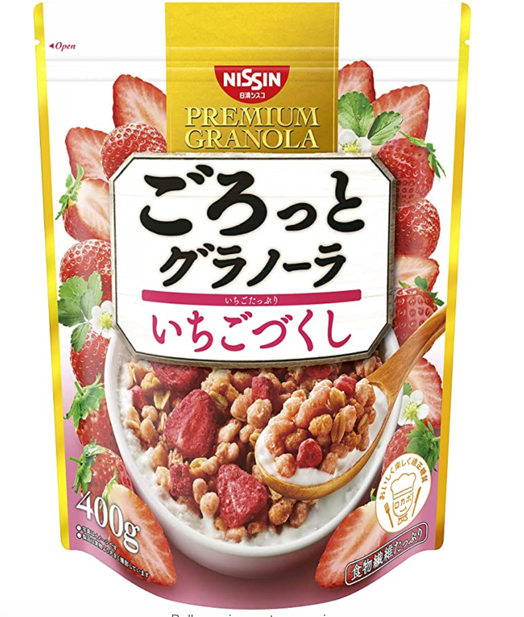 Nissin Granola กราโนล่า ยี่ห้อนิชชิน จากญี่ปุ่น ขนาด 400g ขนมสำหรับคนรักสุขภาพ