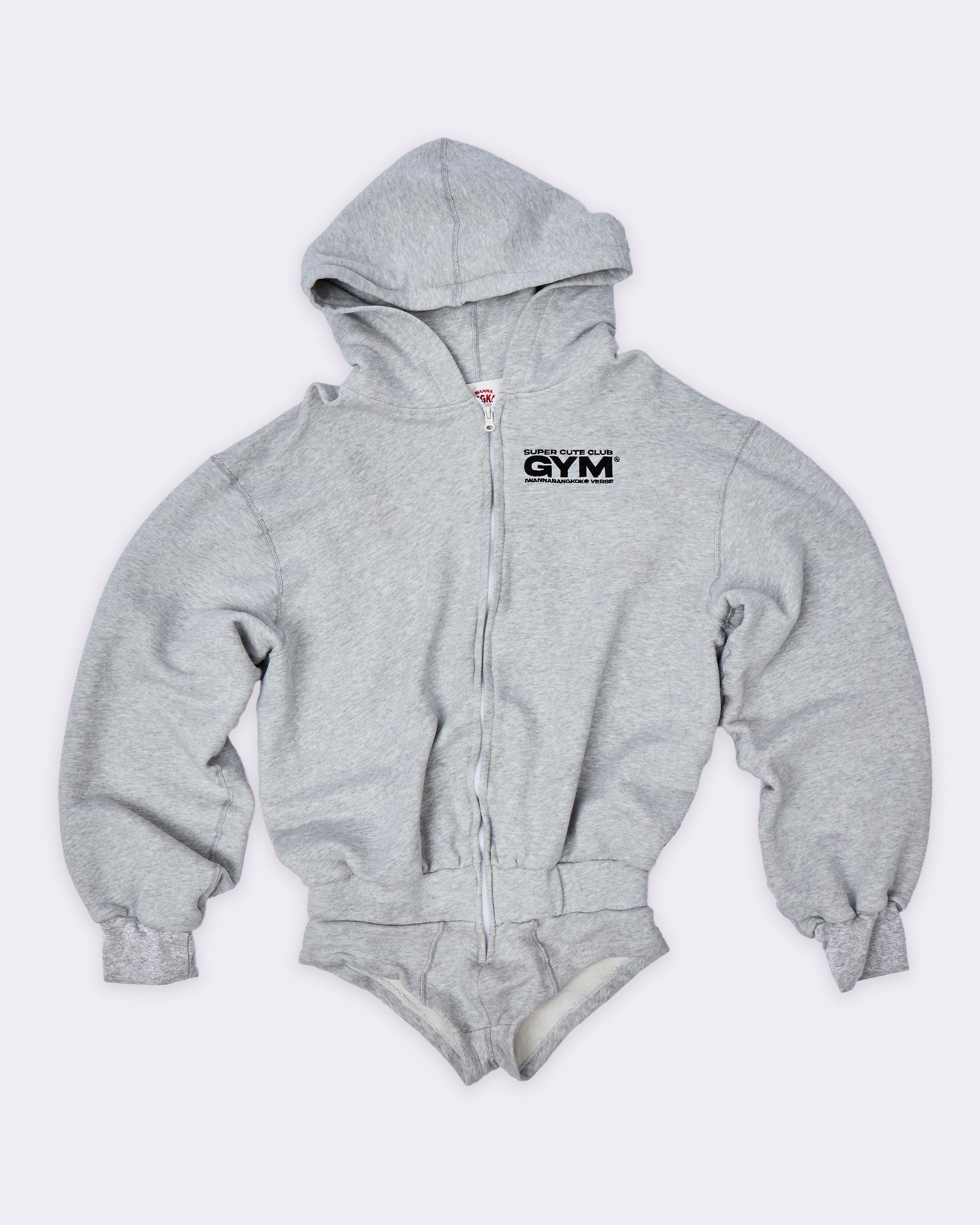 (PRE-ORDER) Gray Super Cute Hoodie Suit