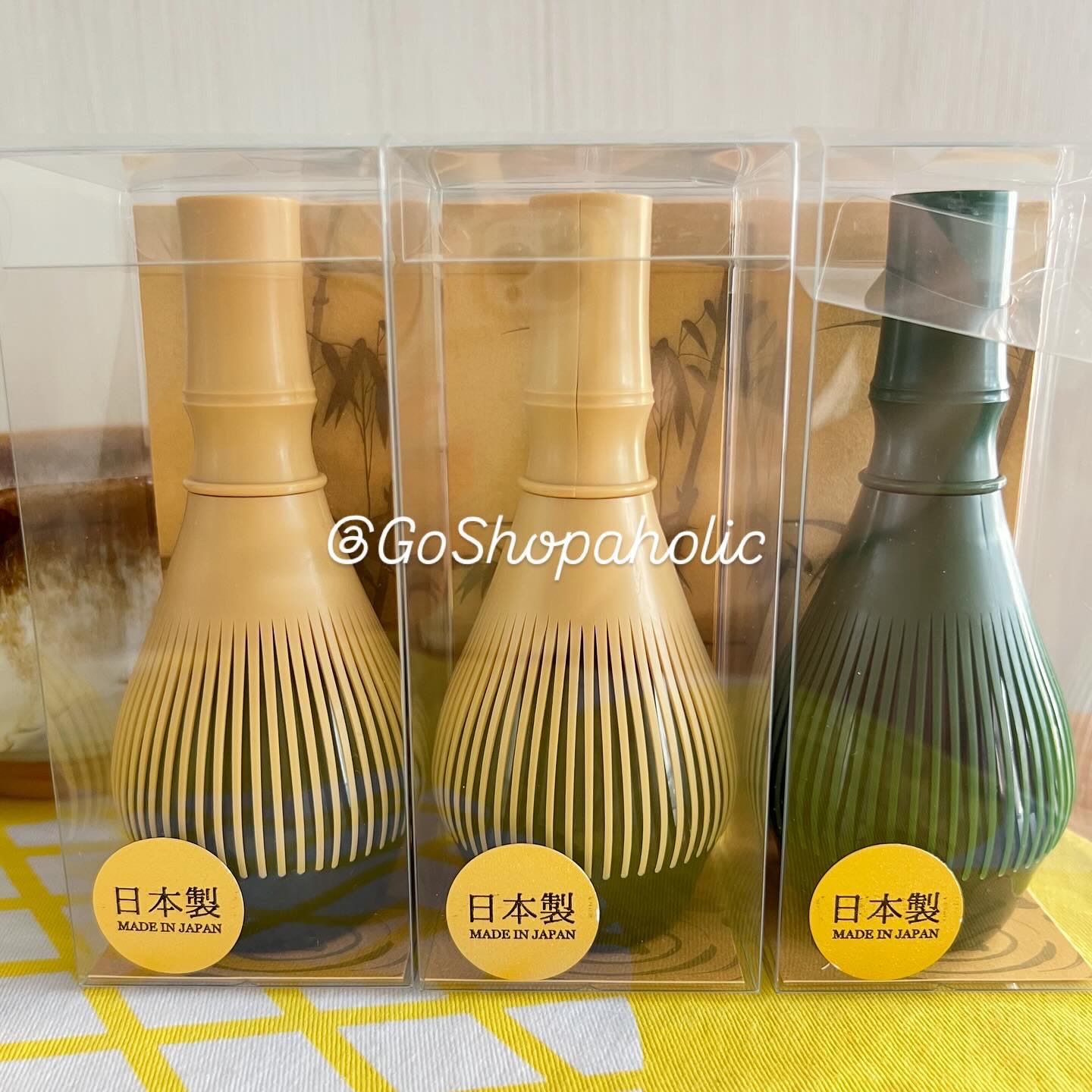 Japan Resin Chasen Matcha Whisk with Matcha Stand, Made In Japan 