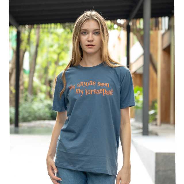 Classic Loose Fit T-Shirt (Navy Blue, Size XL)