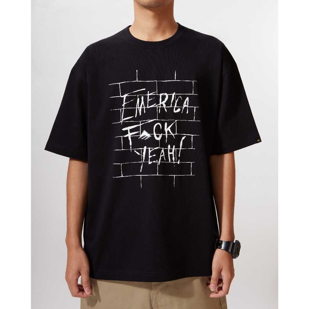 EMERICA เสื้อยืด FCK YEAH WALL SS TEES