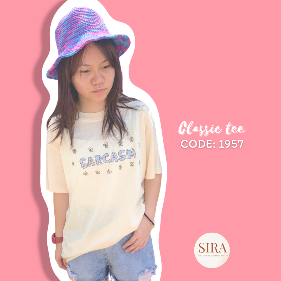 เสื้อยืด Classic ลาย SARCASM พร้อมส่ง