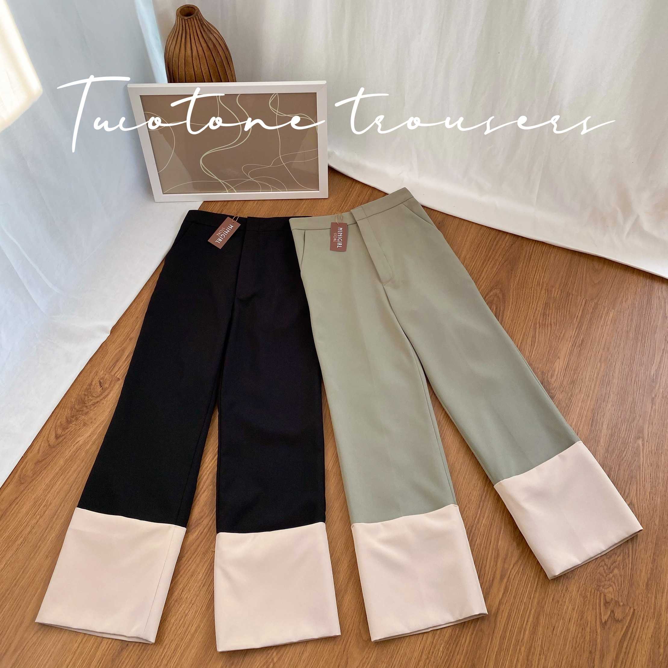 TWOTONE TROUSERS