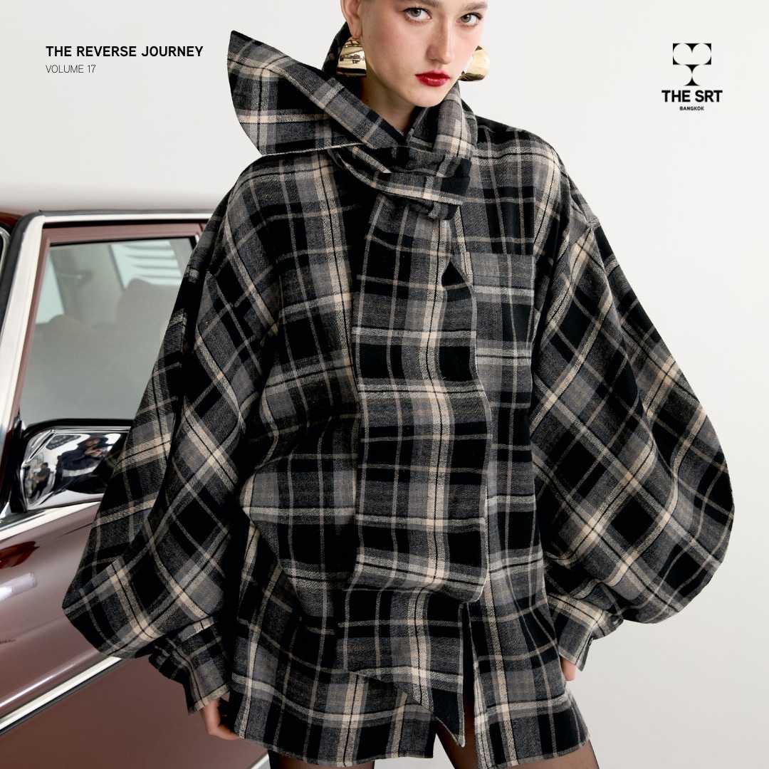 The SRT X17 (TSC339) X17 Plaid Scarf (เฉพาะผ้าพันคอ)