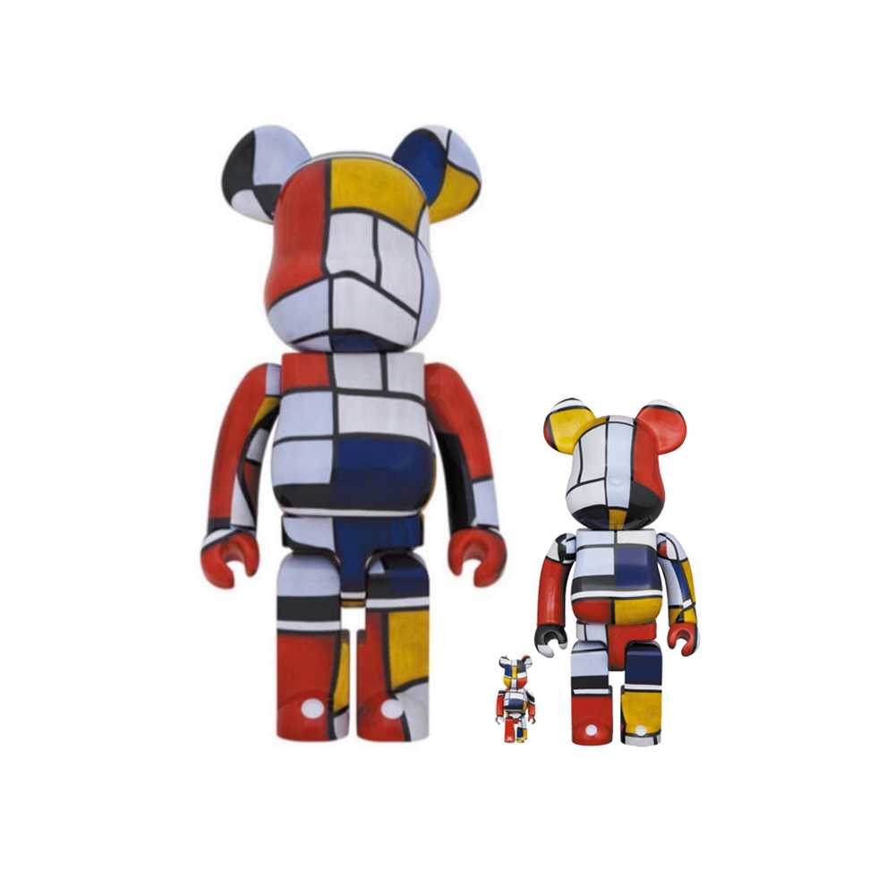 [Pre Order] Be@rbrick  Piet Mondrian