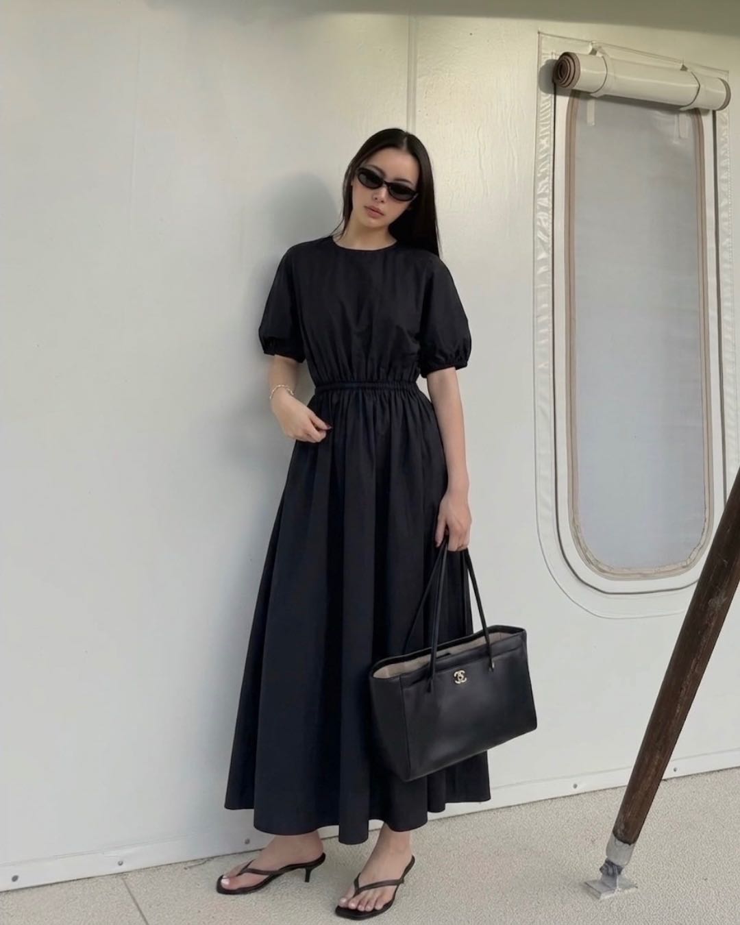  #BJpuffyDress240745 (890THB)—black—